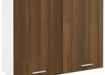 Szafka wisząca brązowy dąb 80x31x60 cm WM-815590