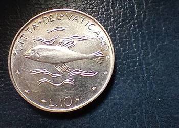 Stare monety 10 lir 1972 Watykan