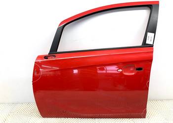DRZWI LEWY PRZÓD Z547 OPEL CORSA E Hatchback Magmarot Magma Red/Flame 