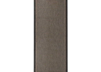 Dywan zewnętrzny o płaskim splocie 80x250 cm ciemnobrązowy WM-340842