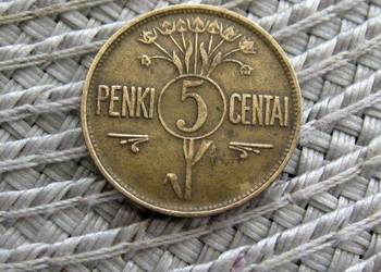 Litwa 5 Centai 1925r