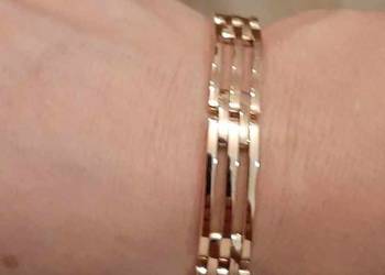 Złota efektowna bransoletka damska 585 p 49.5 g 310 zł/g