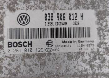 Sterownik silnika 038 906 012 H  Bosch Skoda Octavia VW golf Seat Leon