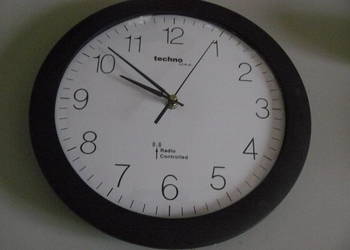 Zegar kuchnia pokój radiowy DCF automat zmiany czasu 30 cm