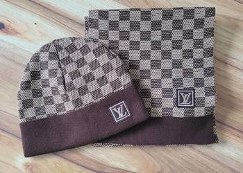 Czapka+szalik Louis Vouitton