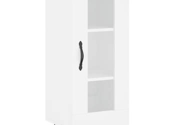 Szafka biała 345x34x90 cm materiał drewnopochodny WM-828788