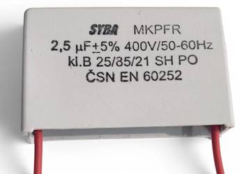 KONDENSATOR ROZRUCHOWY 2,5uF/400V