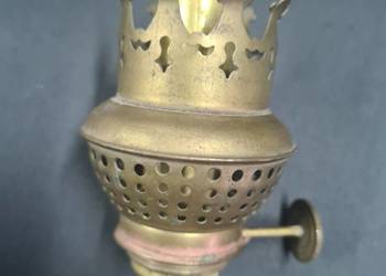 Stary mosiężny palnik do lampy naftowej