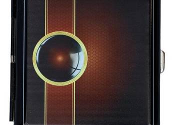 Papierośnica Metalowa Gentelo z Kartonowym Wzorem, Czarna