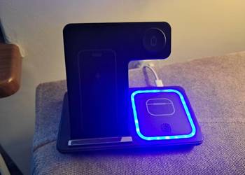 nowa ładowarka indukcyjna 3w1 uszkodzone opakowanie