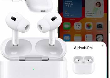 SŁUCHAWKI bezprzewodowe APPLE AIRPODS PRO 2 USB-C dokanałowe bluetooth