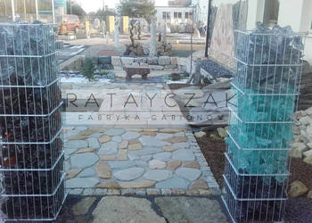 !Gabion, gabiony kosze gabionowe 1,00x1,00m fi5mm oczko 5x20