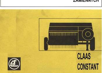 Katalog części Claas Constant