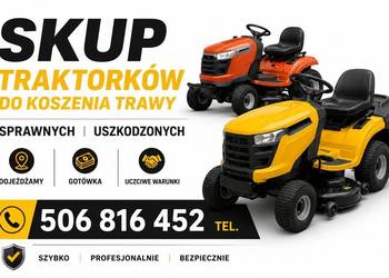 SKUP: TRAKTORKI DO KOSZENIA TRAWY *POJAZDY KOMUNALNE *ZAMIATARKI *MELEXY