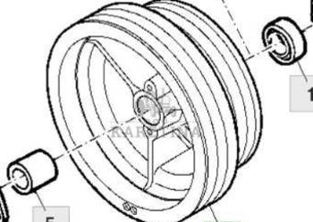 John Deere 9780CTS 9780HM 9780 CTS Koło Prowadzące H165476