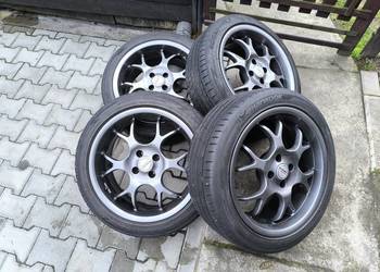 Komplet kół Borbet 17'4x100 z ładnymi oponami Komplet kół Borbet 17'4x100 z ładnymi oponami