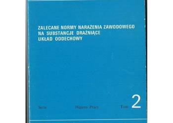 Zalecane Normy Narażenia Zawodowego Na Substancje Drażniące Układ Oddechowy