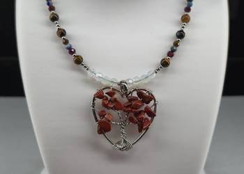 Naszyjnik - Drzewo życzeń - ręcznie robiony handmade