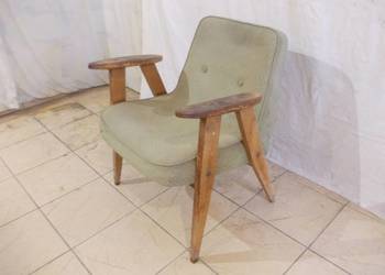 Stary oryginalny fotel Chierowski 366 PRL vintage