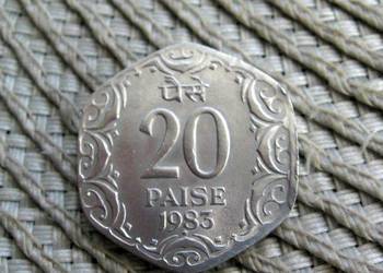 Indie 20 Paise 1985r