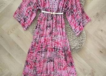 Sukienka maxi boho Rękaw nietoperz