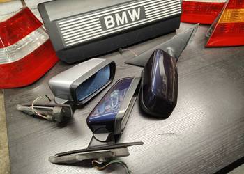 Bmw e46 sedan lusterko prawe 5 pinów Europa orientblau metallic