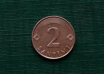 ŁOTWA - 2 santimy, 2000r.