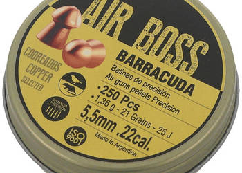 Śrut Apolo Air Boss Barracuda Copper 5.5 mm, 250 szt. 1.36g/21.0gr (30001)