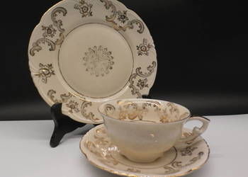 Zestaw śniadaniowy trio z porcelany, MITTERTEICH BAVARIA lata 30/45