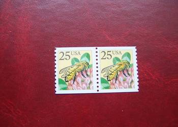 USA 1988 MNH Mi. 2003 Fauna Owady Pszczoła 2x  a