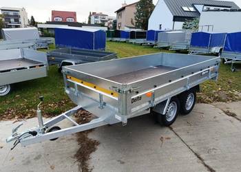 Carro DELTA przyczepa zawieszenie RESOR wym 300x150x37cm dwiosiowa