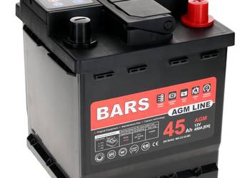 Akumulator Bars AGM LINE 12V 45Ah 450A P+ BM45C