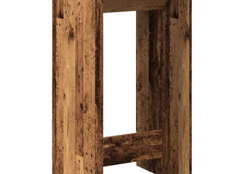 Stolik barowy stare drewno 51x50x1035cm WM-854425