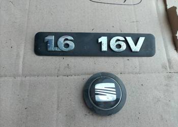 SEAT LEON TOLEDO 2 MK2 1.6 16V  NAPIS EMBLEMAT POKRYWY SILNIKA