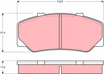 kLOCKI HAMULCOWE VOVLO 740 / 760 LUCAS GDB 329
