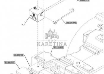 New Holland T6090 Zawór hydrauliczny 48068325