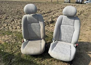 Fotel lewy + fotel prawy mercedes w203, szary. Oddam za darmo