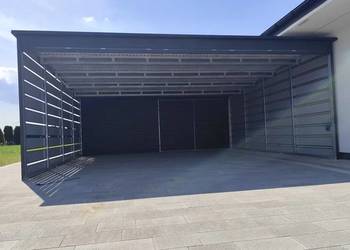 DUŻY CARPORT /Zadaszenie na pojazd + Schowek / Garaż Blaszany - Maj-Blach