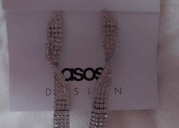 ASOS/ Długie, Asymetryczne Kolczyki bogato zdobione, NOWE
