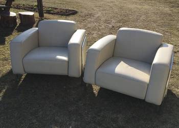 Dwa skórzane fotele Eljot Classic