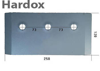 Nakładka HARDOX 3401550/S SC12 części do pługa LEMKEN