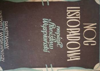 Noc listopadowa piękne wydanie książki wysyłka gratis Trójmiasto Gdańsk