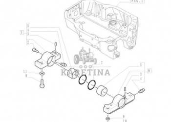 New Holland T6090 Czop zawieszenia obr 87515346