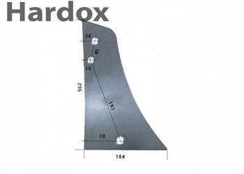 Pierś HARDOX VRP230O/P VRP230O części do pługa RABEWERK