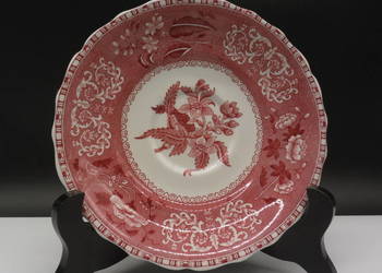 Angielski Spodek/podstawek pod Bulionówkę Spode Camilla Pink / Red