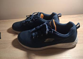 Sneakersy Skechers bounder rinstet niebieskie rozmiar 45