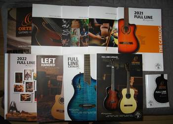 Ortega - zestaw katalogów gitar