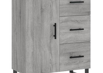 Szafka szary dąb sonoma 695x34x90cm materiał drewnopochodny WM-827946