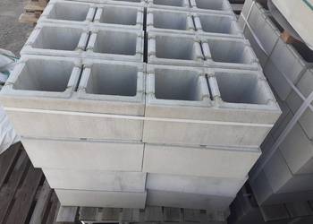 Pustak Ogrodzeniowy Long Line 50x25x22,5 Biały Galabeton Okazja II gatunek