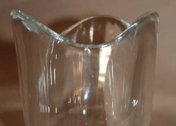 Szklany świecznik Reijmyre Szwecja nr 926